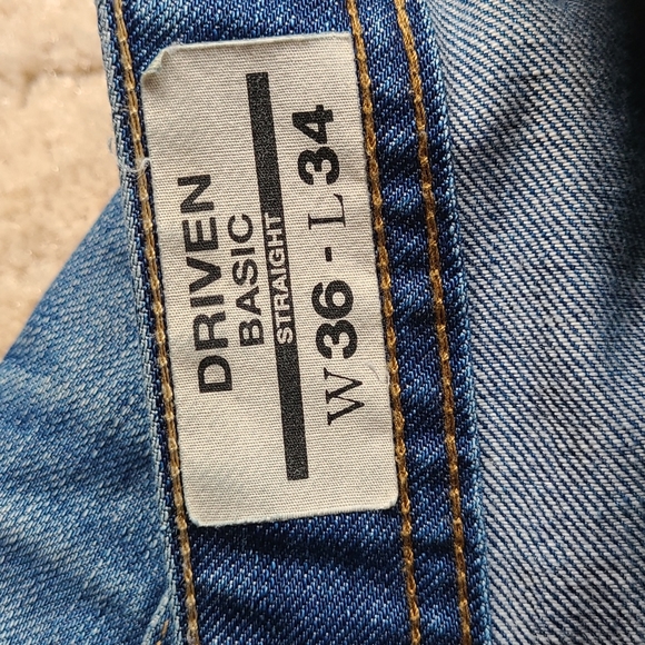 Mens Buffalo David Bitton jeans Driven basic straight W36-L34 - Picture 3 of 6